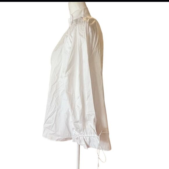 NWT Harshmans white Bianca blouse woman's size small - Picture 13 of 16